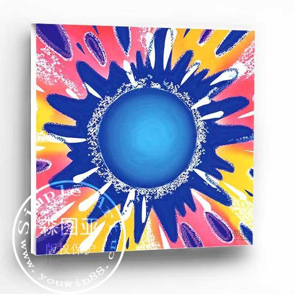 无框装饰画A1258 融合艺术美学与健身激励的独特家居装饰