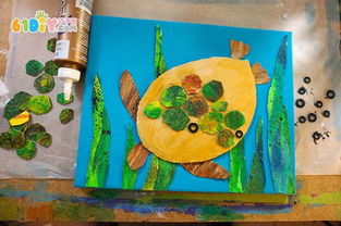 海中瑰宝 精美海龟艺术画的创意制作指南