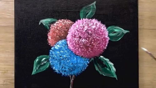 点亮生活之美 趣味艺术画中绽放的绣球花灯具