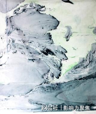 中国水拓画 翁文龙与动感瞬间艺术的先行探索