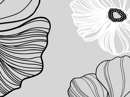 花朵鲜花墙绘无框画 点亮唯美家居的艺术装饰